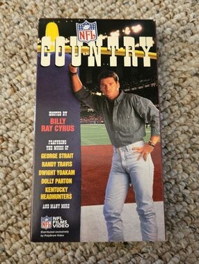 NFL Country Hosted By Billy Ray Cyrus VHS